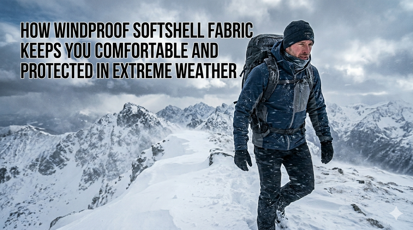 Windproof Softshell Fabric သည် သင့်အား သက်တောင့်သက်သာရှိစေပြီး ပြင်းထန်သောရာသီဥတုတွင် မည်သို့ကာကွယ်နိုင်မည်နည်း။