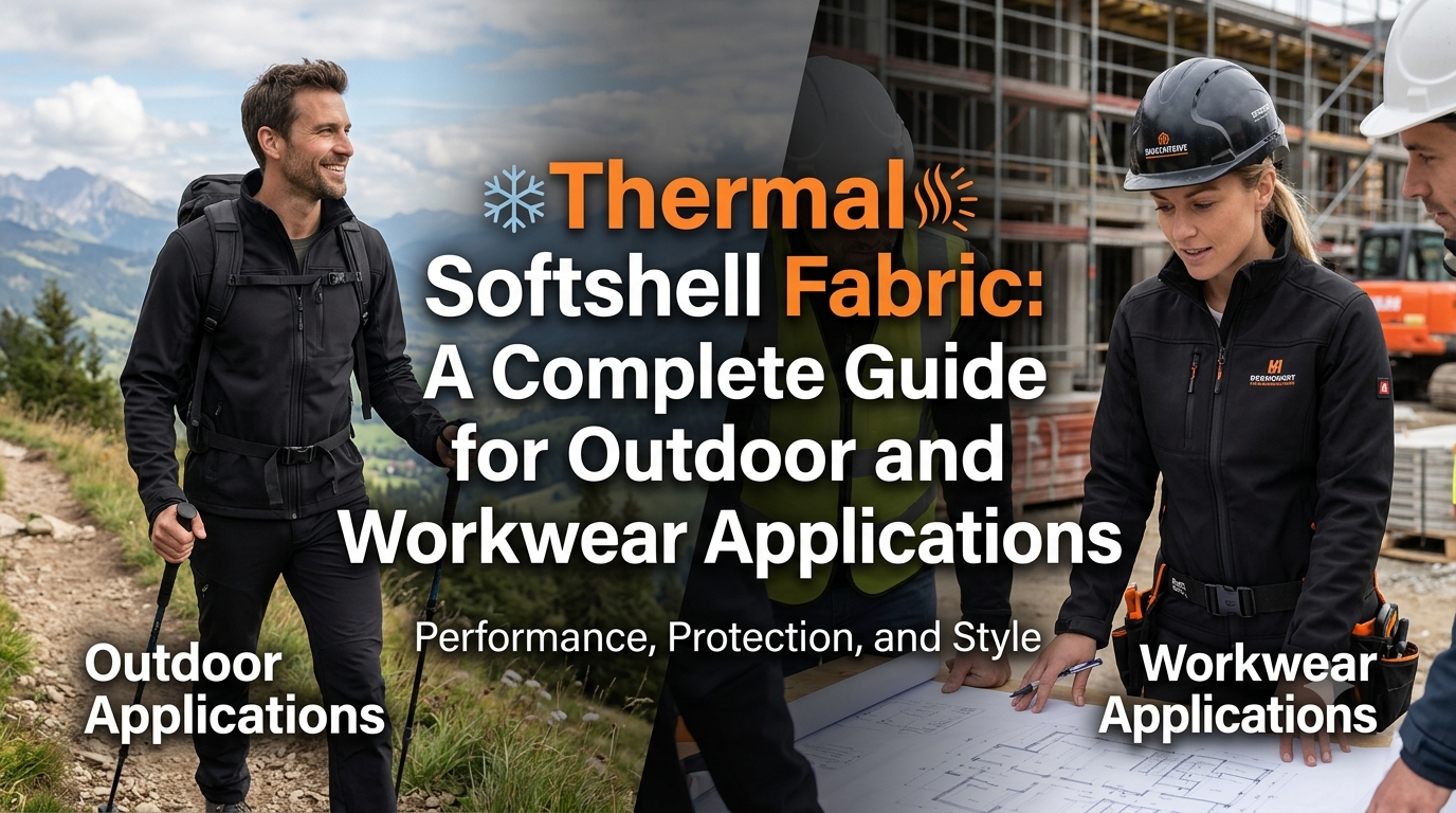 Thermal Softshell Fabric- ပြင်ပနှင့် အလုပ်ဝတ်စုံ အသုံးချမှုများအတွက် ပြီးပြည့်စုံသော လမ်းညွှန်
