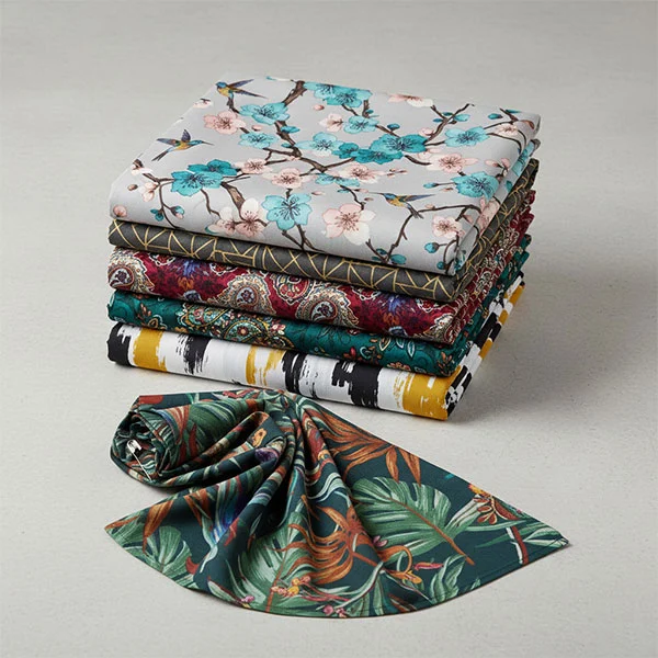 Polyester Viscose ပုံနှိပ်အင်္ကျီ Polyester Viscose ပုံနှိပ်အင်္ကျီ