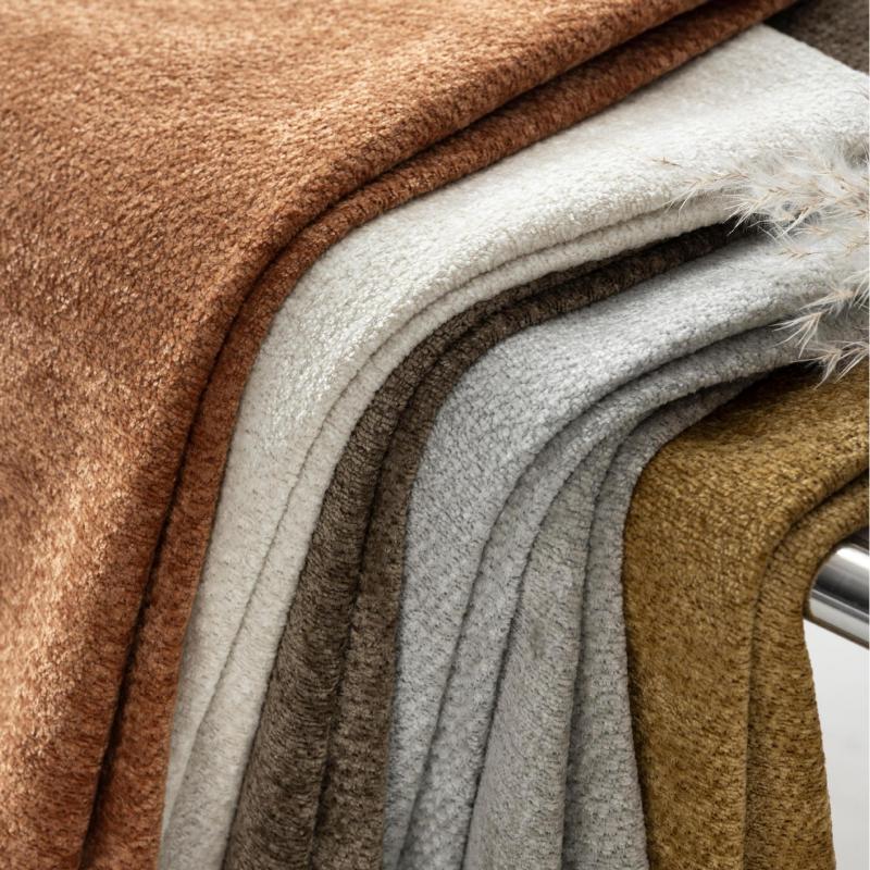 Snowflake Fleece Chenille Curtain Fabric