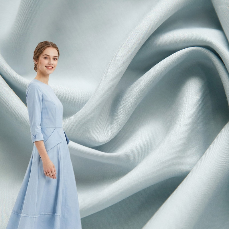 Wool Acetate Silk Blend Fabric